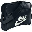 Tašky Nike heritage SI Trackbag bílá černá