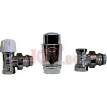 Image 1 of THS Thermostyle Радиаторен сет cayman-3 chrome ths 1/2 ъглов