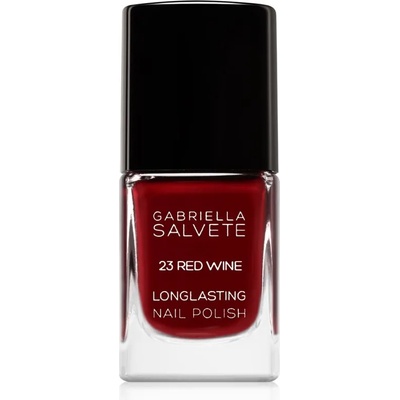 Gabriella Salvete Longlasting Enamel дълготраен лак за нокти със силен гланц цвят 23 Red Wine 11ml