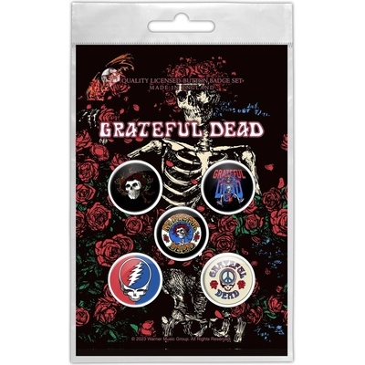 RAZAMATAZ значки/копчета grateful dead - skeleton & rose - razamataz - bb107