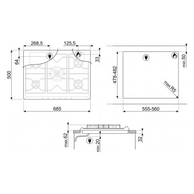 Smeg SR 975NGH