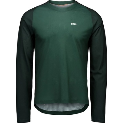 POC Мъжка фланелка с дълъг ръкав за колоездене POC Motion Air L/S Jersey Cycling jersey - Pargasite Green (056-3686-0414)