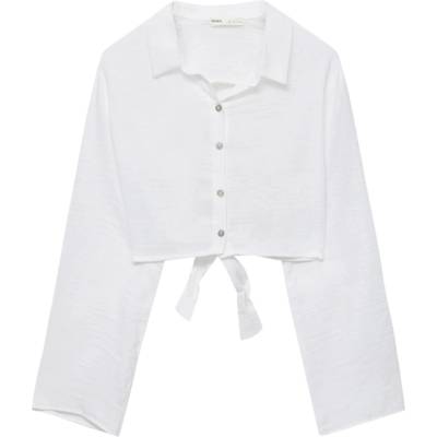 Pull&Bear Блуза бяло, размер XS