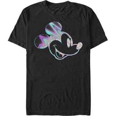 ZOOT. Fan Черна мъжка тениска Disney Neon Slick Mick ZOOT. Fan | Cheren | МЪЖЕ | L