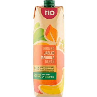 Rio Ovocný mix s jablkom a marhuľou 1 l