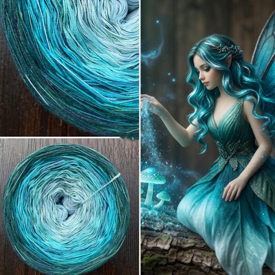Příze Čarovné klbko (4n) 1000m Pixie Dust Magic Ball 04