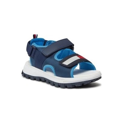 Tommy Hilfiger Flag Velcro Sandal T3B2-33434-1591 M Blue