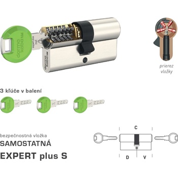 MP-KOVANIA DK - EXPERT plus S NIM - nikel matný