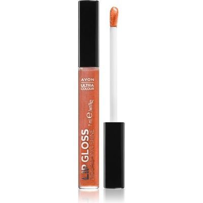 Avon Ultra Colour Shine подхранващ блясък за устни цвят Just Peachy 7ml