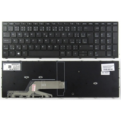 slovenská klávesnica HP Probook 450 G5 455 G5 470 G5 black CZ/SK