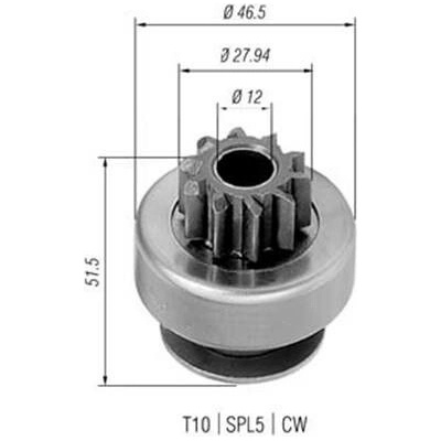 MAGNETI MARELLI Pastorek, startér 940113020424