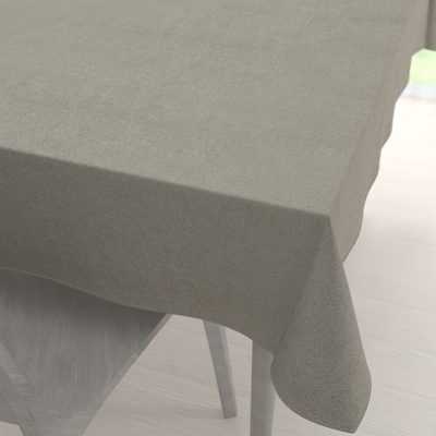 Biante obrus imitácia brúsenej kože Alcantara ALC-014 Svetlo sivý 120x180 cm