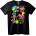 NOONEBRAND Тениска Том и Джери Уличен стил - 5XL, Black