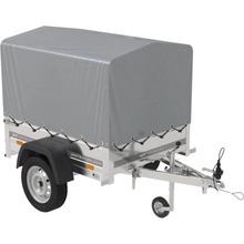 Garden Trailer 150 KIPP s rámem H-800 a šedou plachtou