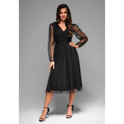 Edoti Evening dress LA-OM-DL čierna