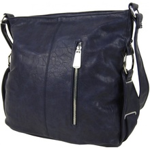 moderná crossbody dámska kabelka 67-MH modrá