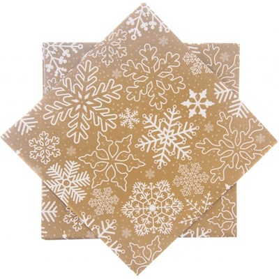 Orion Obrúsok papierový Vločka 20ks 33x33cm