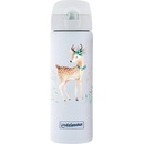 Maestro Termohrnček 400 ml biely jeleň