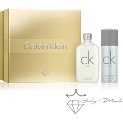 Calvin Klein CK One - EDT тоалетна вода 100 ml + дезодорант 150 ml - подаръчен комплект унисекс