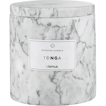 Blomus (Германия) Ароматна свещ BLOMUS FRABLI с аромат Tonga - Ø10 х h11 см - цвят сив (BLOMUS 65452)