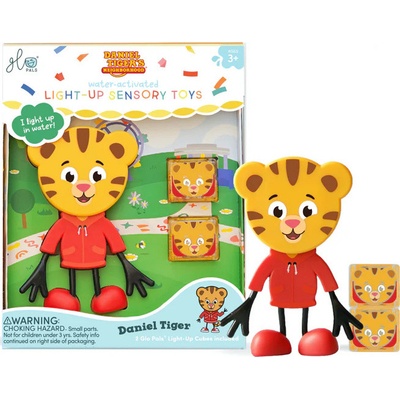 Glo Pals Figurka Daniel Tiger + 2 svítící kostky do vody