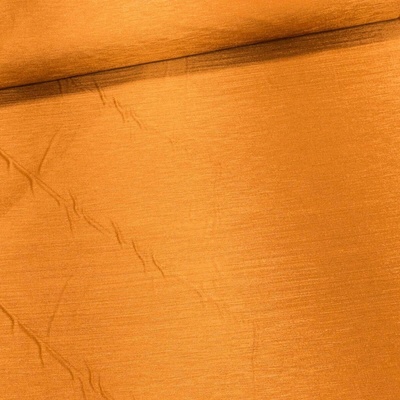 Dekorační závěs, oranžové žíhání, šířka 140cm (látka v metráži)