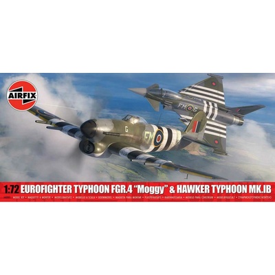 AIRFIX Classic Kit letadla A40001 Eurofighter Typhoon FGR.4 FMOG + Hawker Typhoon Mk.Ib Twin Pack 1:72