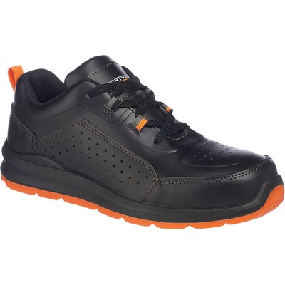 Portwest Compositelite Safety S1P obuv čierna/oranžová