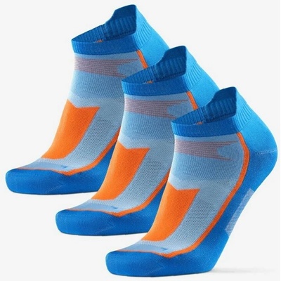 Danish Endurance ponožky Low-Cut Pro Running 3-pack Blue-Orange
