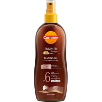 Carroten Олио за тен , Carroten Summer Dreams Tanning Oil Deep Tan SPF6 200ml