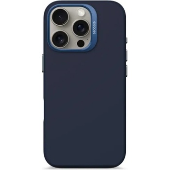 Decoded Декодиран антимикробен силиконов гръб с MagSafe за iPhone 16 Pro - тъмносин (D25IPO16PBCS9BT)