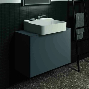 Ideal Standard Atelier Conca стенен шкаф с 1 чекмедже и плот с централен изрез 80 см мат антрацит (T3935Y2)