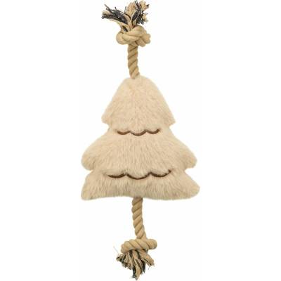 Trixie vánoční stromeček s lanem plyš lano 38 cm