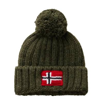 Юношеска шапка Napapijri Semiury 6 junior beanie - Green (Tea Leaf)