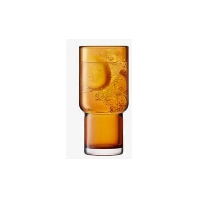LSA International Vysoké sklenice Utility jantarová 2 x 390 ml