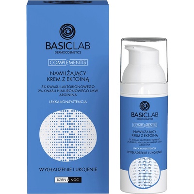 BasicLab Complementis Vyhlazení a zklidnění lehký hydratační krém s ektoinem 50 ml