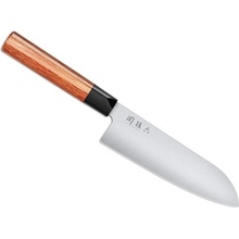 KAI Seki Magoroku Red Wood Santoku kuchynský nôž 17 cm