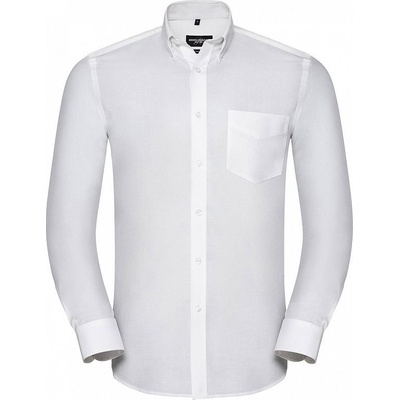 Russell Collection Pánksa košeľa LS Tailored Button-Down Oxford Biela