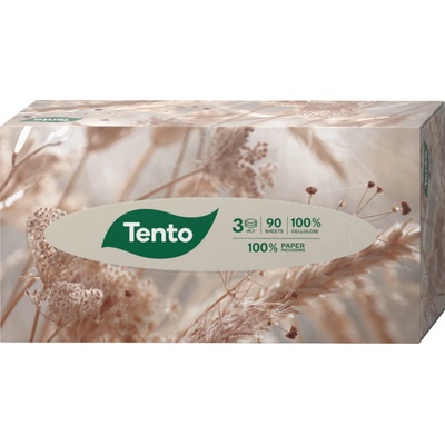 Tento hygienické vreckovky 100% celulóza 3-vrstvové 90 ks