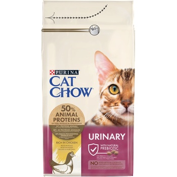 Cat Chow Urinary Храна с високо съдържание на пилешко месо 1, 5 кг