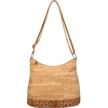 Cork and Leather Butique Prague Korková crossbody kabelka MSR914 FashionM.cz Brown