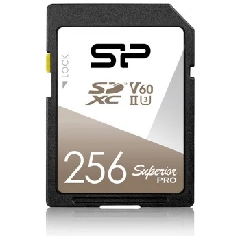 Image 1 of Silicon Power Superior Pro SDXC 256GB UHS-II/U3/V60 (SP256GBSDXJV6V10)