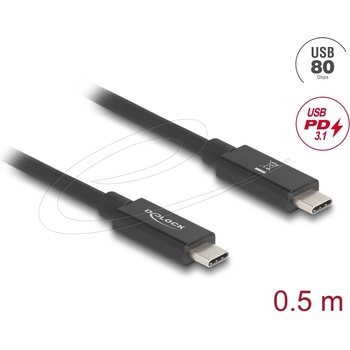 Delock USB-C 80Gbps 240W - 0.5m (81210)