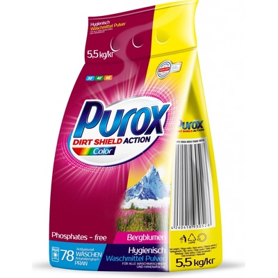 Purox Color prací prášok 5,5 kg 66 PD