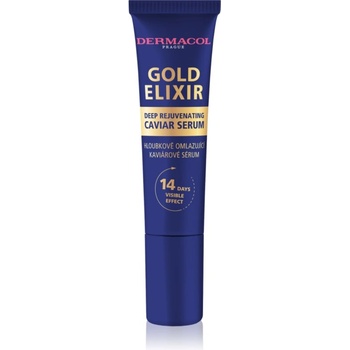 Dermacol Gold Elixir дълбоко възстановяващ серум с хайвер 12ml
