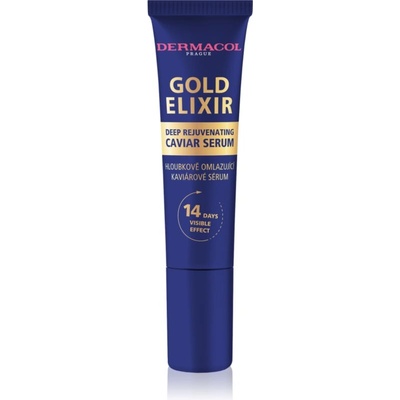 Dermacol Gold Elixir дълбоко възстановяващ серум с хайвер 12ml
