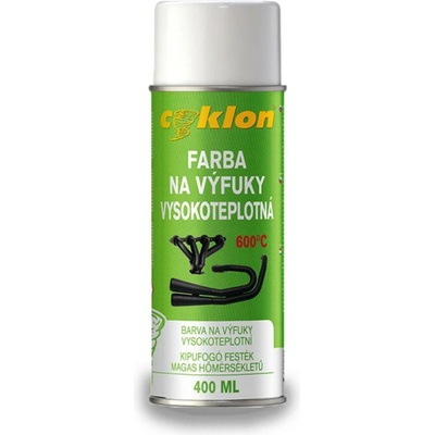 Cyklon Barva na výfuky vysokoteplotní černá sprej 400ml