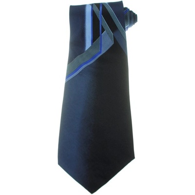 Kravata pásy 26 596I modrá