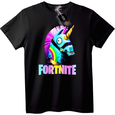 NOONEBRAND Тениска Fortnite Еднорог - XS, White