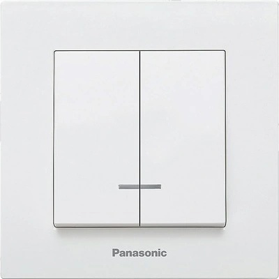 Panasonic КЛЮЧ ДВОЕН КАРЕ ПЛЮС СВЕТЕЩ БЯЛ wktc00102wh-eu2 (wktc00102wh-eu2)